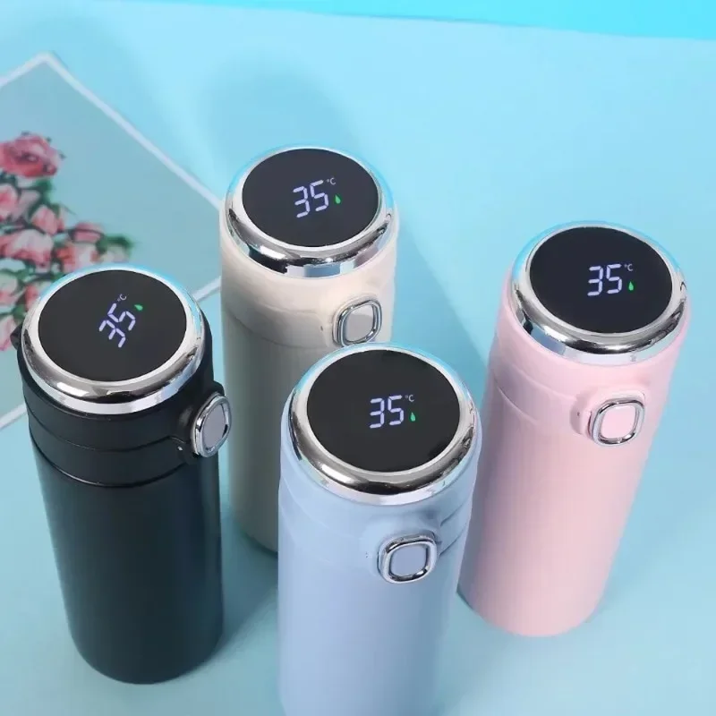 Smart Water Bottle Tracker - 400 мл умный термос из нержавеющей