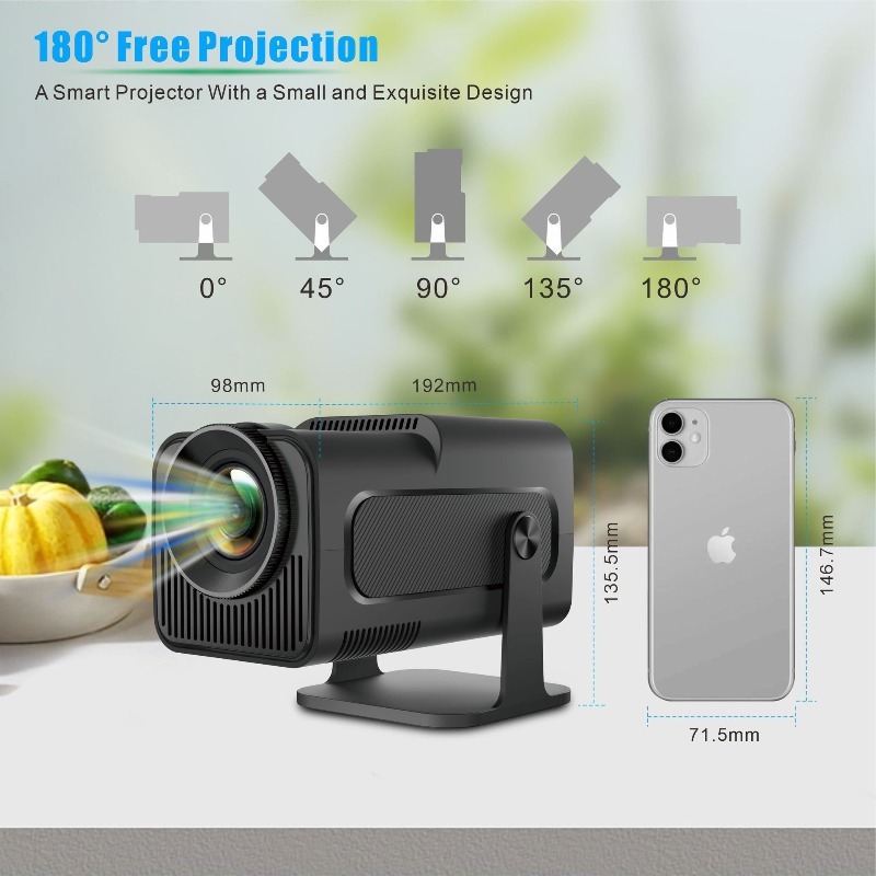 Mini Projector Portable - Портативный проектор HY320mini: мини-домашний кинотеатр для