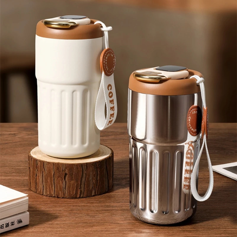 Smart Water Bottle Tracker - 450 мл Нержавеющая сталь умная изоляция