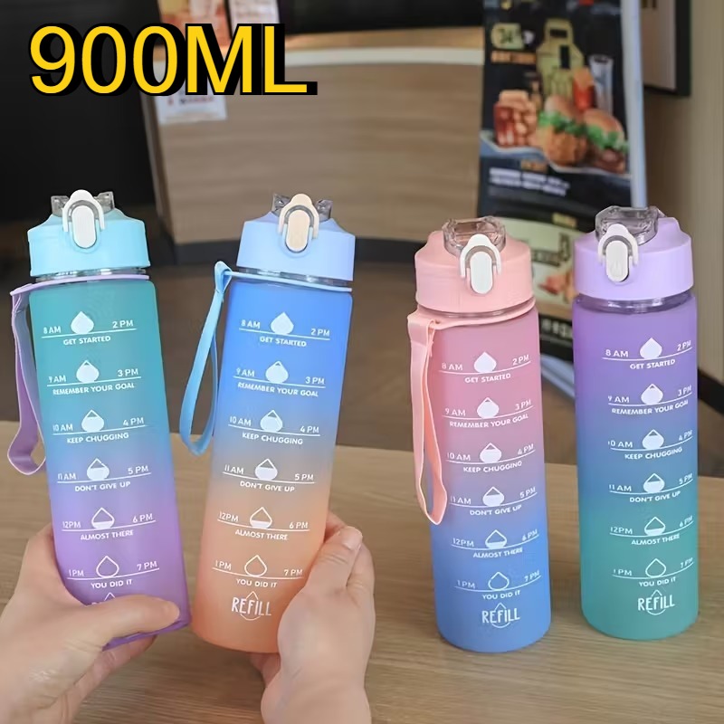 Smart Water Bottle Tracker - Бутылка для воды спортивная 900 мл,