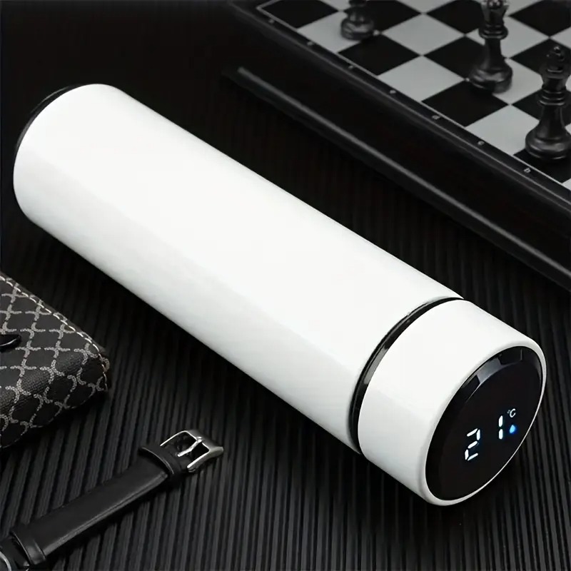 Smart Water Bottle Tracker - Умный термос из нержавеющей стали 316,
