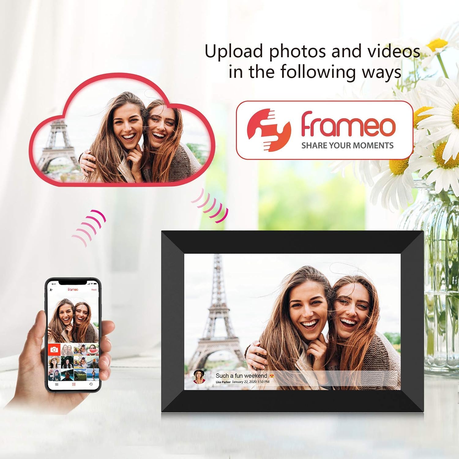 10,1-дюймовая цифровая фоторам – обзор и цена Digital Photo Frame Wifi