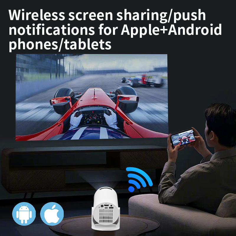 НОВЫЙ Wi-Fi проектор HY300mini – обзор и цена Mini Projector Portable