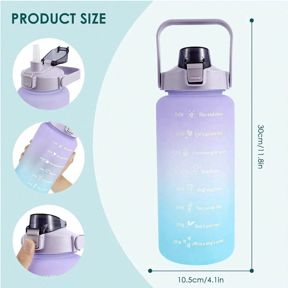 Бутылка для воды 2 л. Мотиваци – обзор и цена Smart Water Bottle Tracker