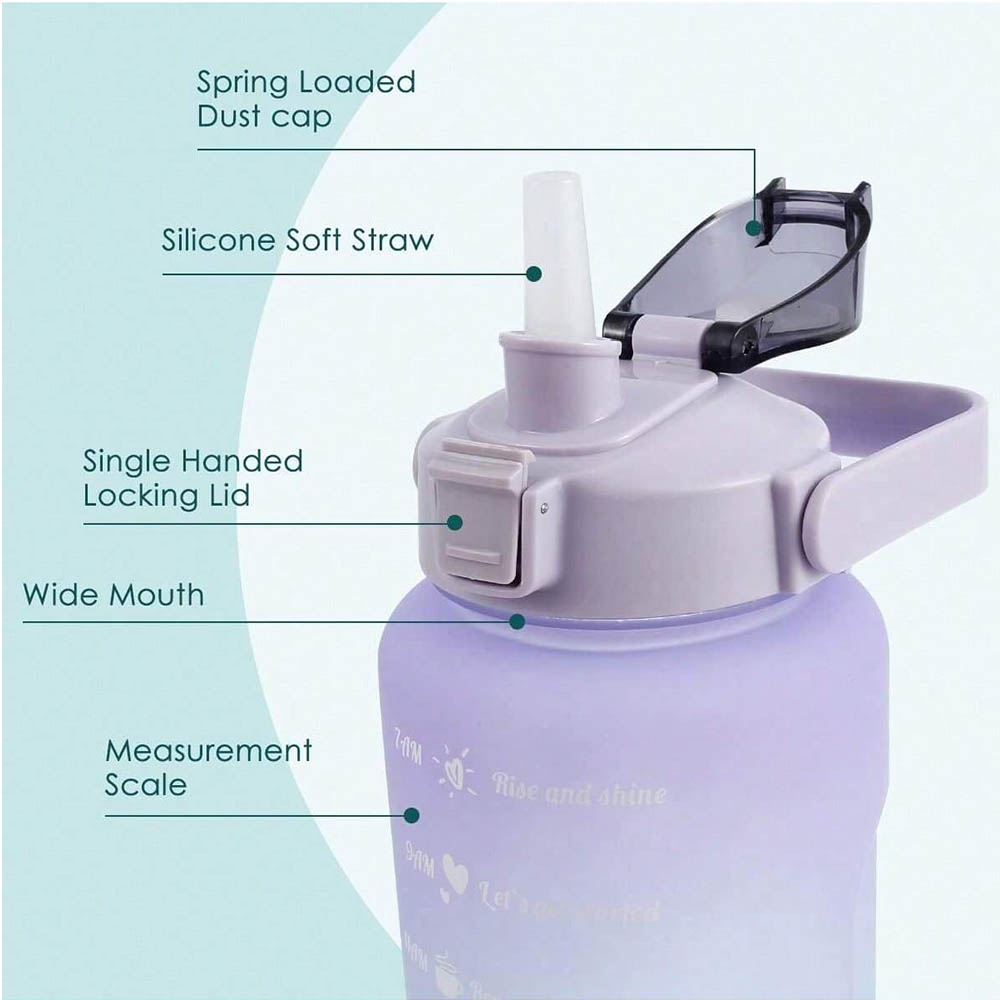 Бутылка для воды 2 л. Мотиваци – обзор и цена Smart Water Bottle Tracker